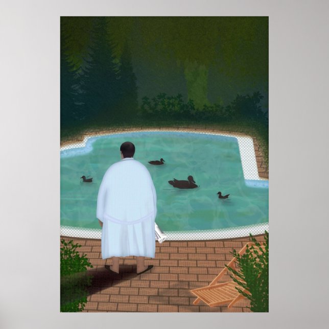 Er mit diesen Enten Poster (Vorne)