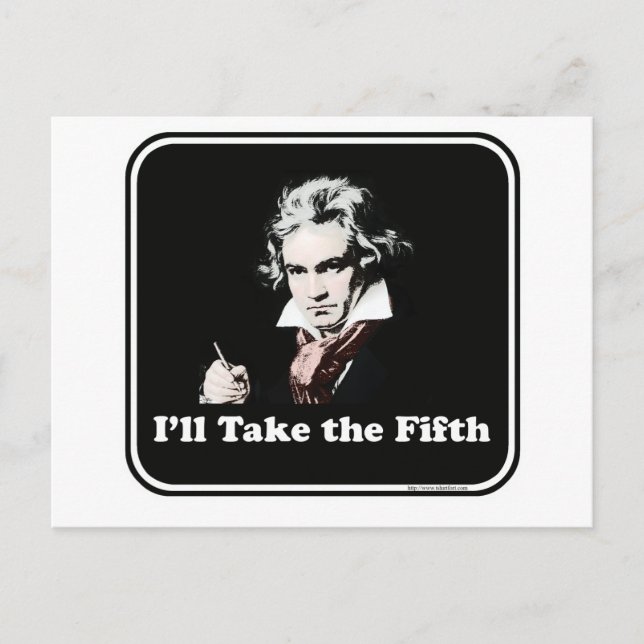 Er nimmt den fünften Platz! Postkarte (Vorderseite)