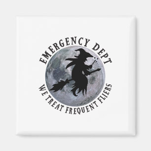 Er NurHalloween Emergency Room Dept Nurse Tech Magnet
