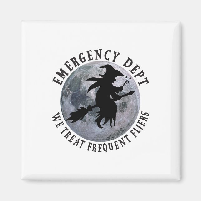 Er NurHalloween Emergency Room Dept Nurse Tech Magnet (Vorne)