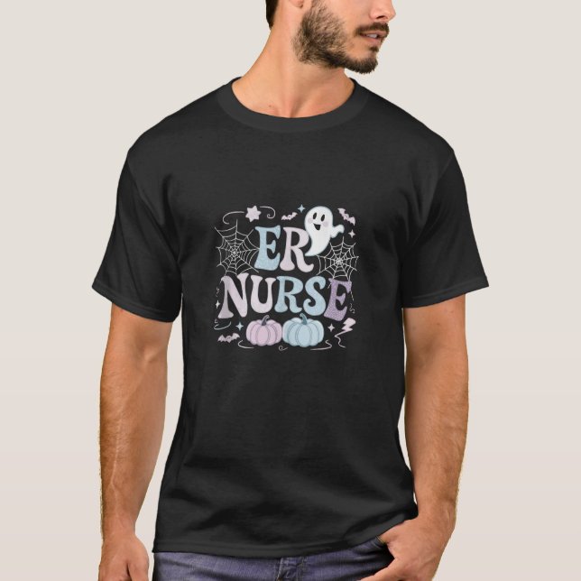 ER NurHalloween Notpflege Trick oder T-Shirt (Vorderseite)