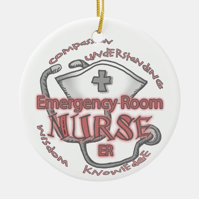 ER Nurse Axiom Keramikornament (Vorne)