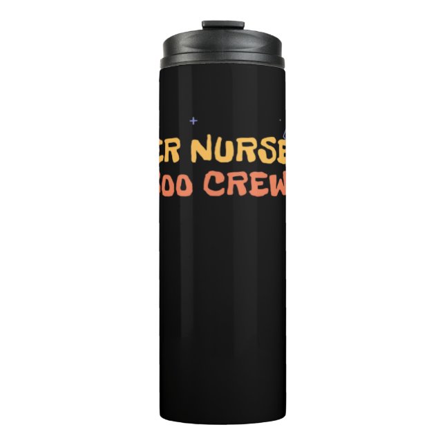 ER Nurse Boo Crew Emergency Room Nurbreak Hallowee Thermosbecher (Vorderseite)