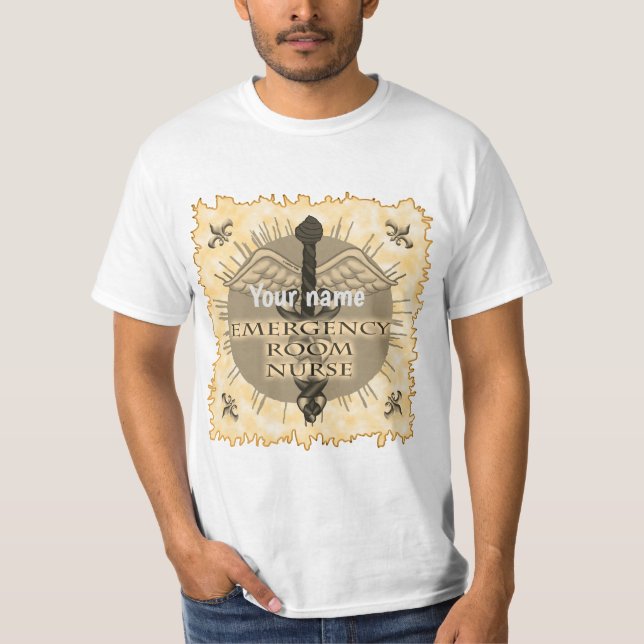 ER Nurse Caduceus T-Shirt (Vorderseite)