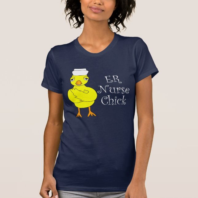 ER Nurse Chick T-Shirt (Vorderseite)