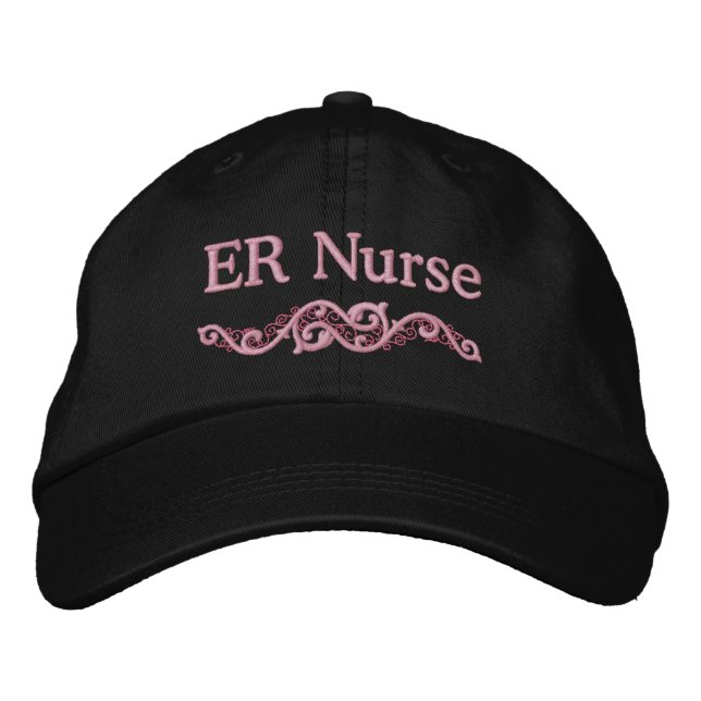 ER Nurse Custom StickHat Bestickte Kappe (Vorderseite)