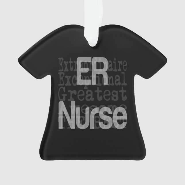 ER Nurse Extraordinaire Ornament (Vorderseite)