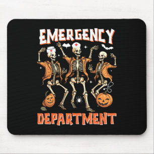 Er Nurse Halloween Room Emergency Department Funny Mousepad