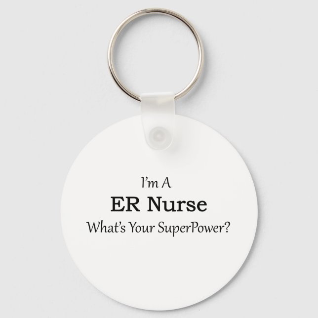 ER Nurse Schlüsselanhänger (Vorderseite)