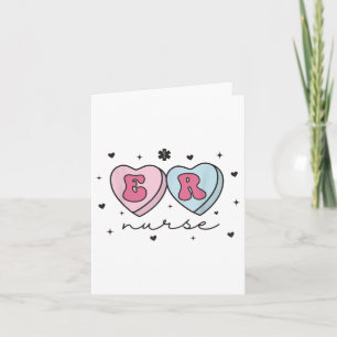 Er Nurse Valentinstag Herz Candy Notfall Depa Karte