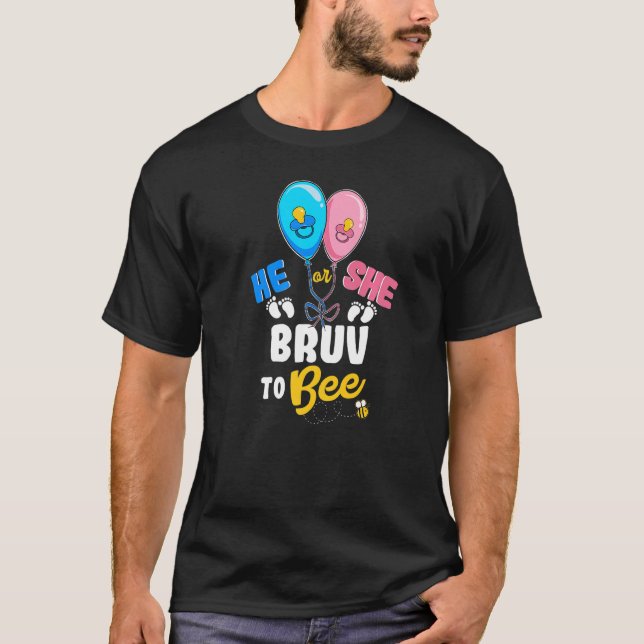 Er oder sie Bruv wird der beste Bruder je Big Bro T-Shirt (Vorderseite)