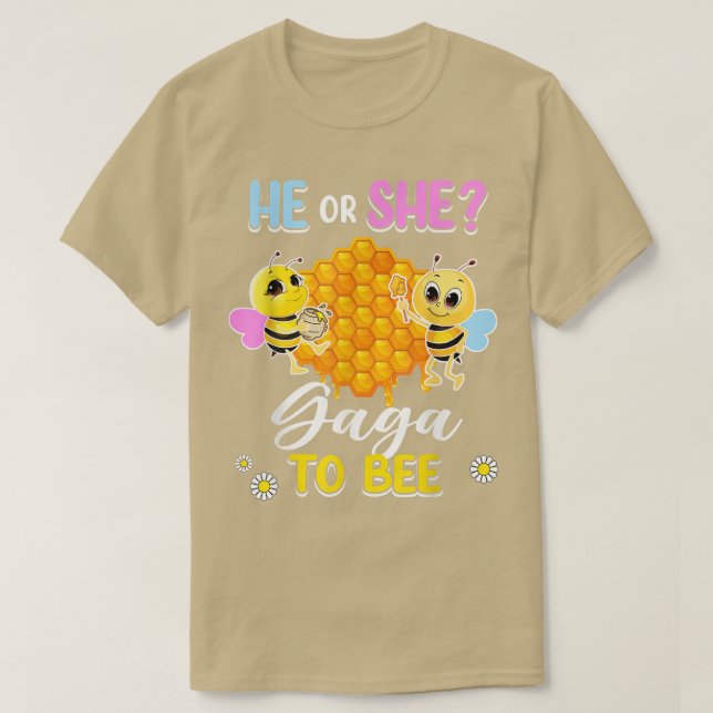 Er oder sie Gaga, um geschlechtsspezifisch zu sein T-Shirt (Design vorne)