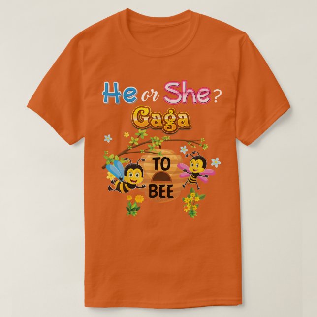 Er oder sie Gaga, um geschlechtsspezifisch zu sein T-Shirt (Design vorne)