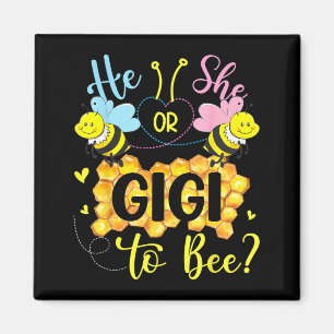 Er oder sie gigi um den Geschlecht-Reveal-Mutterta Magnet