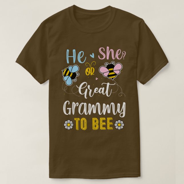 Er oder sie ist ein großer Grammy, um sich als Gen T-Shirt (Design vorne)