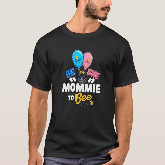 Er oder sie Mommie, die beste Mama aller Zeiten zu T-Shirt (Vorderseite)