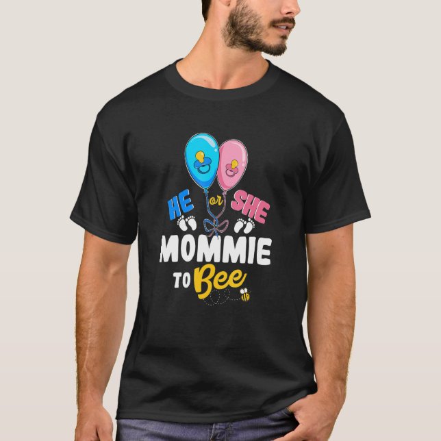 Er oder sie Mommie, die beste Mama aller Zeiten zu T-Shirt (Vorderseite)