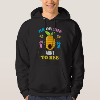 Er oder sie Tante, um Biene Geschlecht Enthüllung  Hoodie