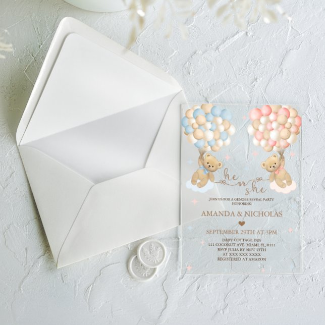 Er oder sie tragen Geschlechtsverkehr Acryleinladungen (Von Creator hochgeladen)