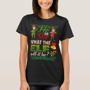 Er oder sie, was der Elf wird es Gender-Offenlegun T-Shirt