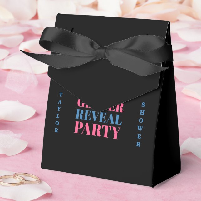 "Er oder sie? Was wird Baby sein?" Geschenkschachtel (Hochzeit)