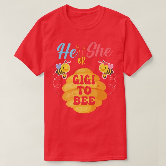 Er oder sie wird das sein, was das Geschlecht bewe T-Shirt (Design vorne)