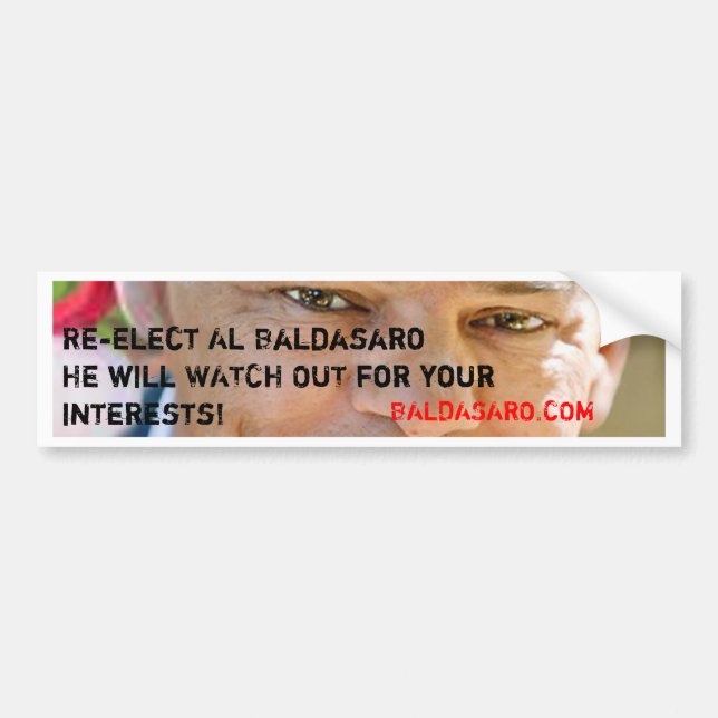 Er PASST HERAUS für Ihre Interessen auf Autoaufkleber (Vorne)