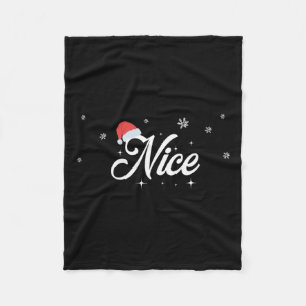 Er passt zu seinem & seine Outfit für Santa Na Fleecedecke