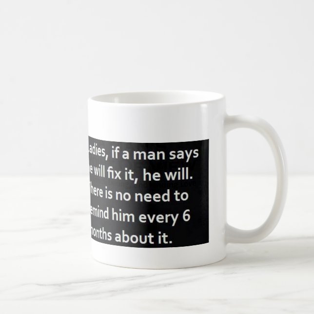 Er regelt es Kaffee-Tasse Tasse (Rechts)