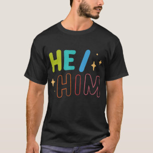 Er respektiert meine Pronomen Transgender LGBTQ T-Shirt