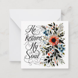 Er restauriert mein Soul Mitteilungskarte