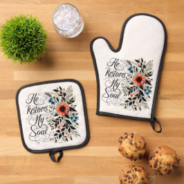 Er restauriert mein Soul Ofenhandschuh & Topflappen-Set