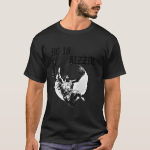 Er Rizzin lustigen Jesus Basketball Meme Christlic T-Shirt