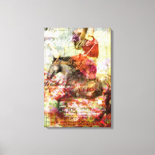 Er ruft mich Freund an Leinwanddruck