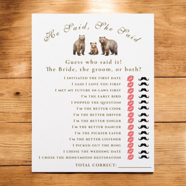 Er sagte: "Bärengebirge", sagte sie Flyer (Von Creator hochgeladen)