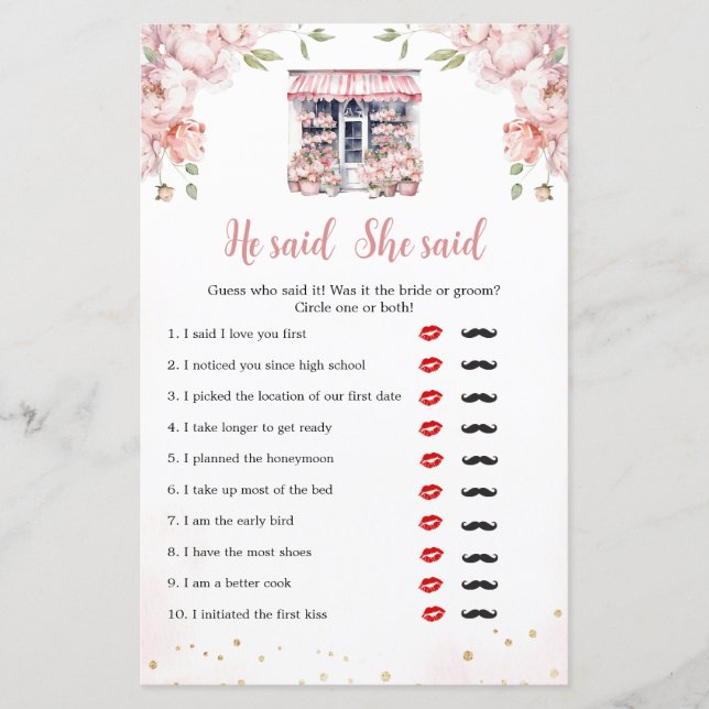 Er sagte, sie habe das Brautparty vom Markt abgesc (Vorderseite)