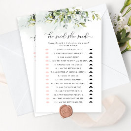 Er sagte, sie sagte Brautparty