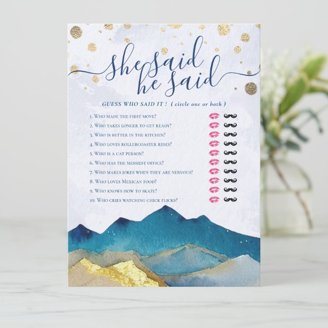 Er sagte, sie sagte das moderne Hochzeitsspiel Bra (Stehend Vorderseite)