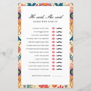 Er sagte, sie sagte, dass das mexikanische Brautpa