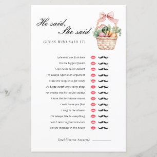 Er sagte, sie sagte frisch vom Markt Bridal Spiel