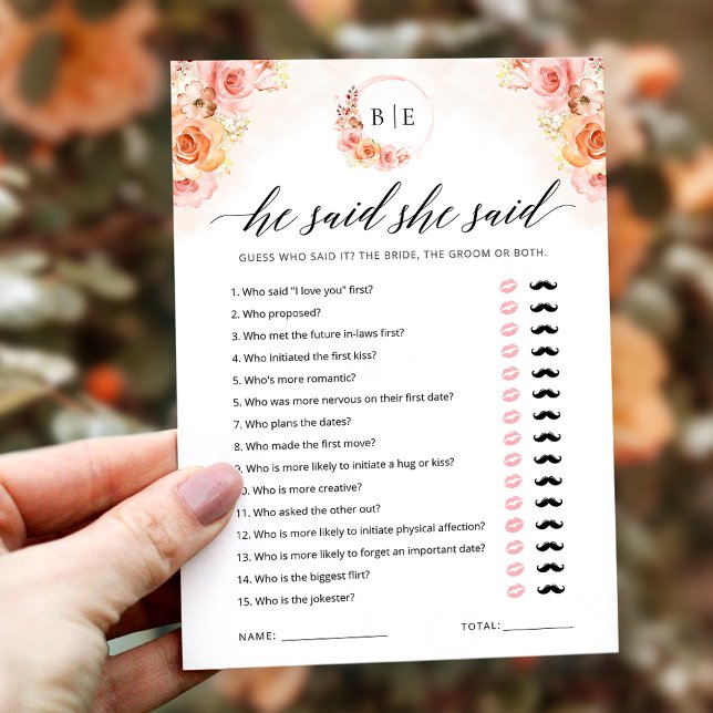 Er sagte, sie sagte Game Greenerity Brautparty Car Einladung (Von Creator hochgeladen)