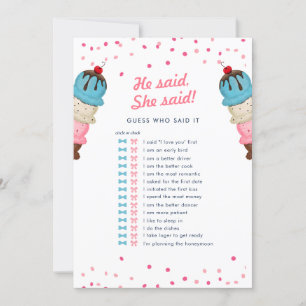 Er sagte, sie sagte, raten Sie, wer das beste Brau Einladung