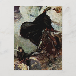 Er sah, wie der Goblin aufstieg Postkarte