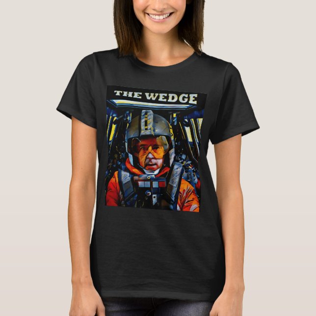 Er schaukelt an der Oberfläche T-Shirt (Vorderseite)