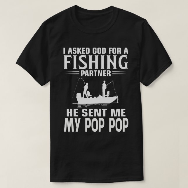 Er schickte mir meinen POP POP T-Shirt (Design vorne)