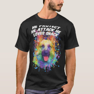 Er schütze ihn, wenn er die Lieben angreift, die d T-Shirt