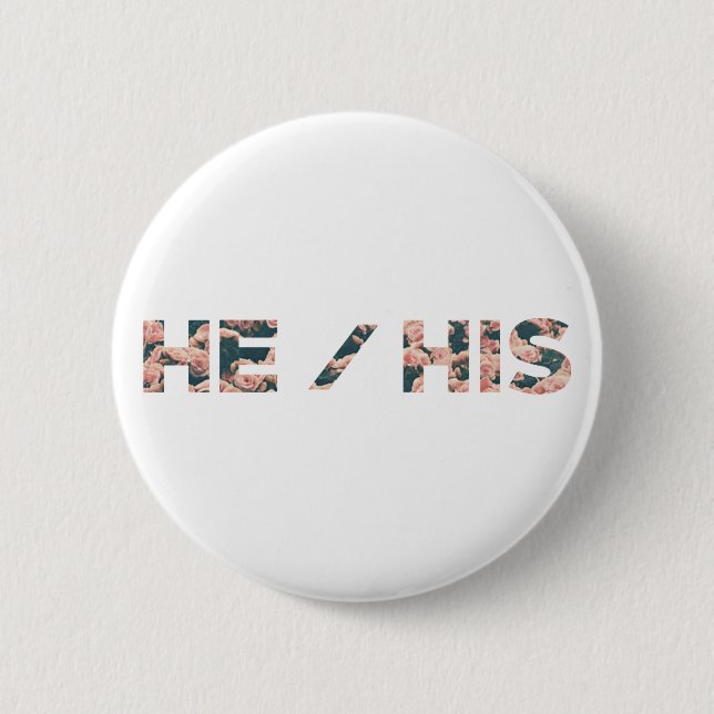 Er/seiner Button (Vorderseite)