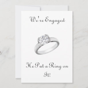 Er setzte einen Ring darauf/Save the Date Save The Date