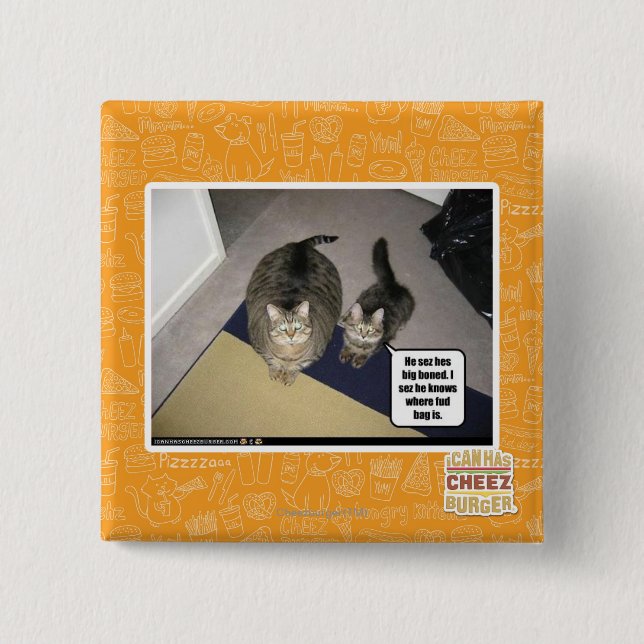 Er sez hes großes entbeint button (Vorderseite)