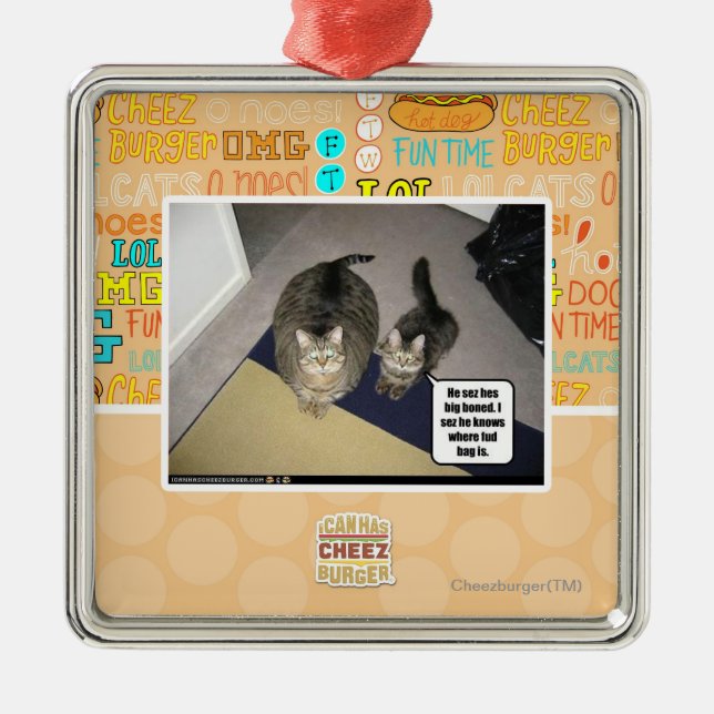 Er sez hes großes entbeint silbernes ornament (Vorne)